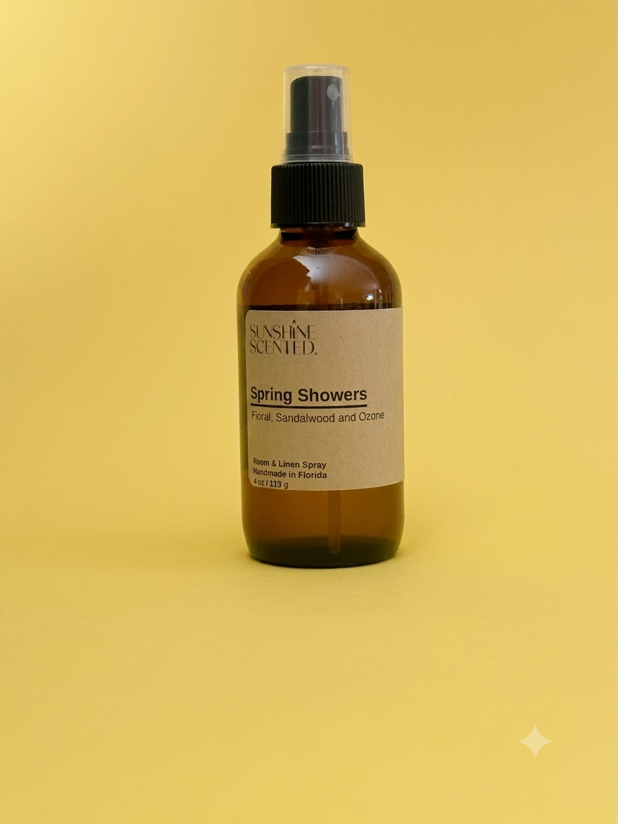 Spring Showers Room Spray. Floral Sandalwood and Ozone