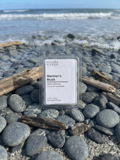 Mariner’s Musk Soy Wax Melt-Marine Minerals, Ocean Air and Musk