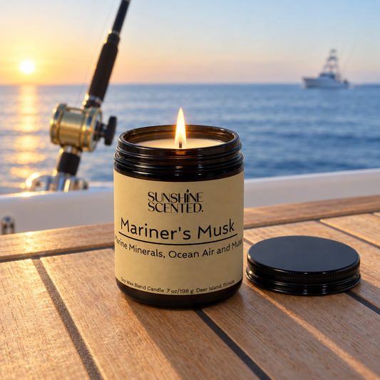 Mariner’s Musk Marine & Cedar Candle – 7 oz