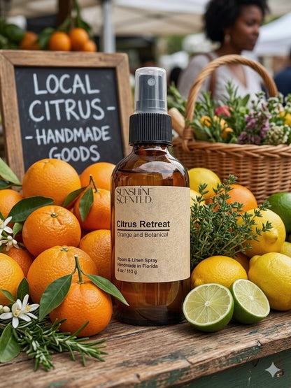 Citrus Retreat Room Spray, Orange and Botanical