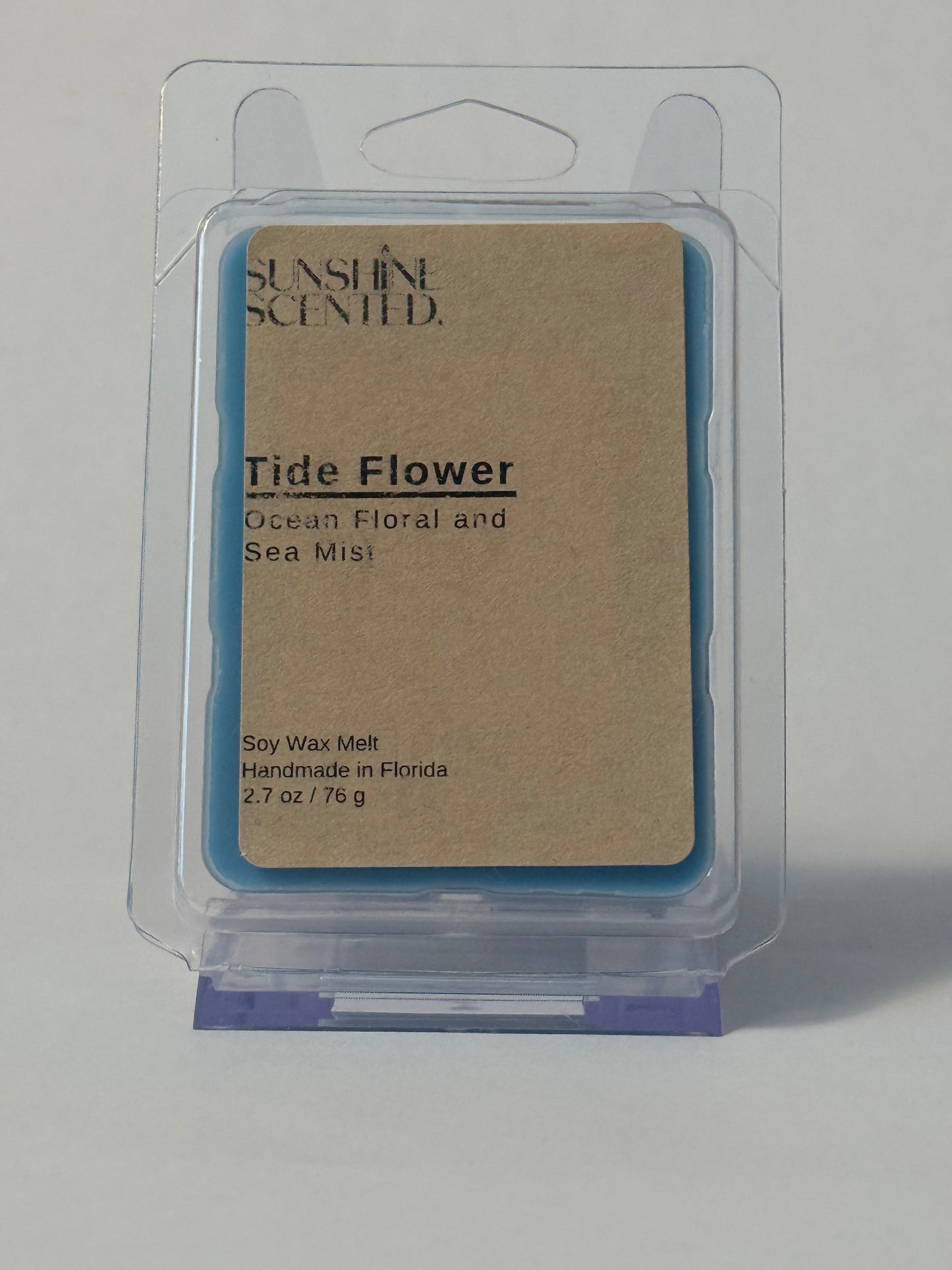 Hand Poured, Pure Soy Wax Melt, Ocean Floral and Sea Mist