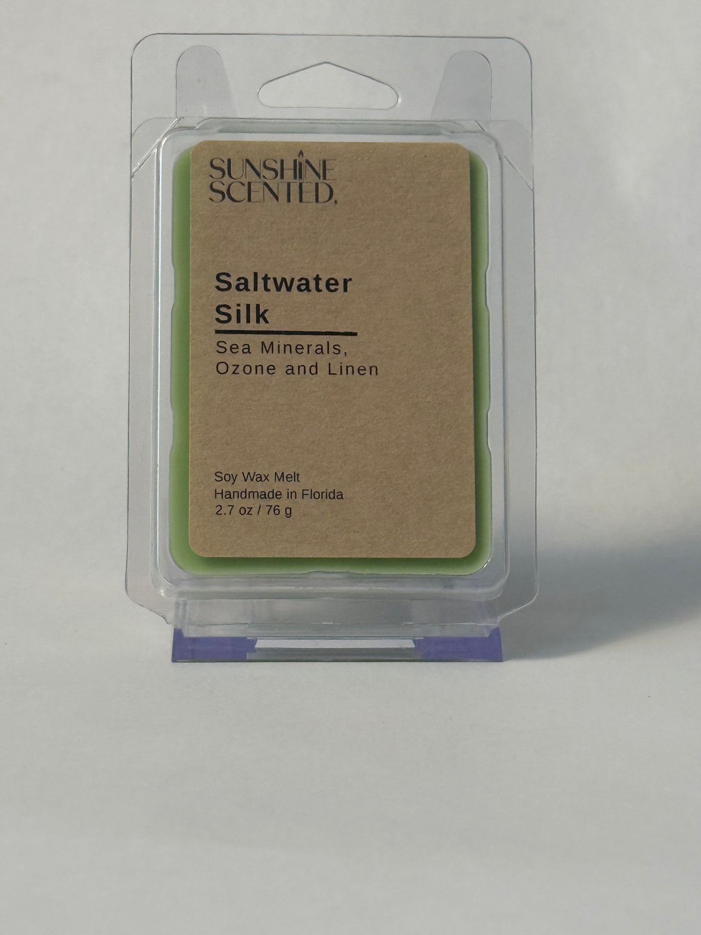 Hand Poured, Pure Soy Wax Melt; Sea Minerals, Ozone and Linen