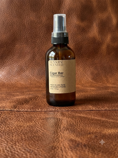 Cigar Bar Room Spray.  Tobacco and Leather
