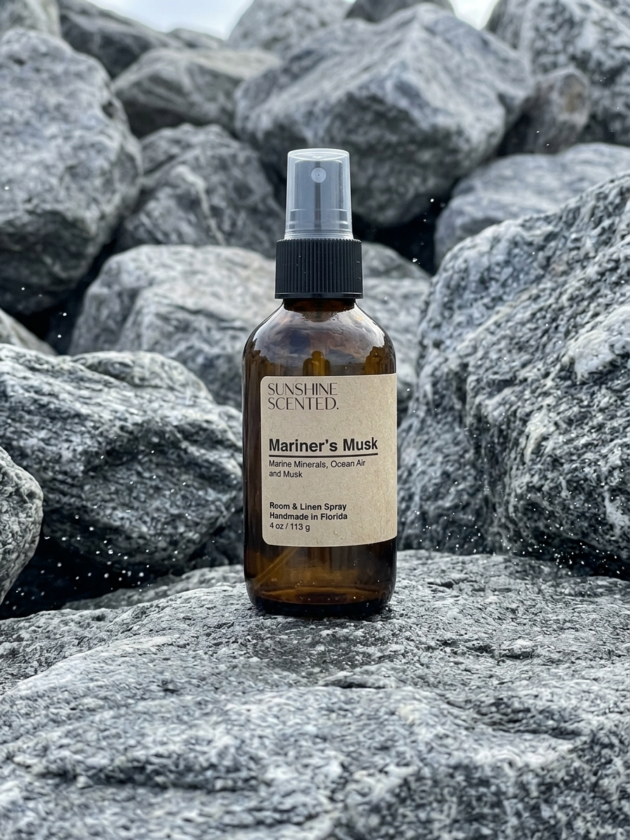 Mariner’s Musk Room Spray – Ocean Air, Marine Minerals & Musk