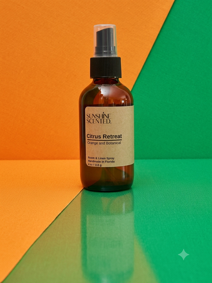 Citrus Retreat Room Spray, Orange and Botanical