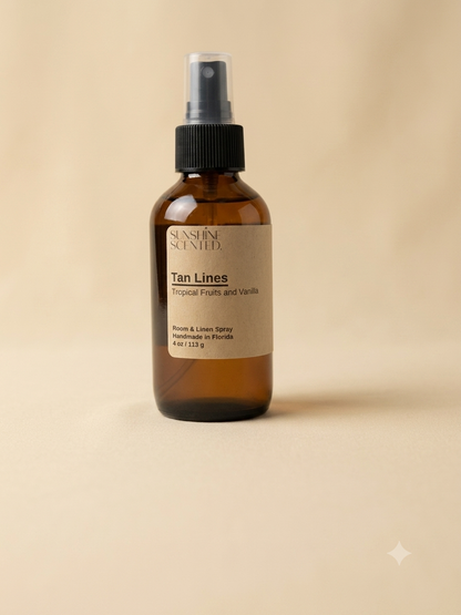 Tan Lines Room Spray, Tropical Fruits and Vanilla