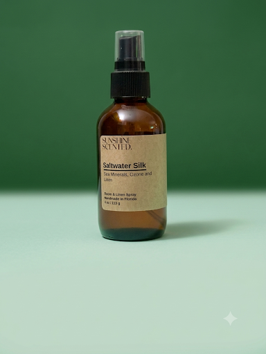 Saltwater Silk Room Spray: Sea Minerals, Ozone, Linen