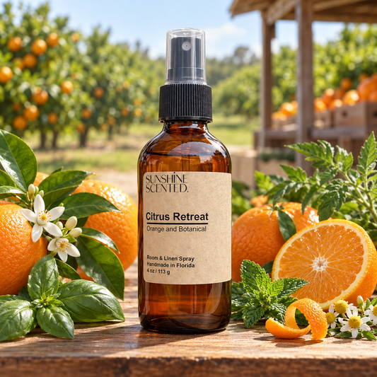 Citrus Retreat Orange & Botanical Room Spray – 4 oz