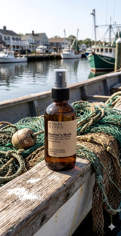 Mariner’s Musk Room Spray – Ocean Air, Marine Minerals & Musk
