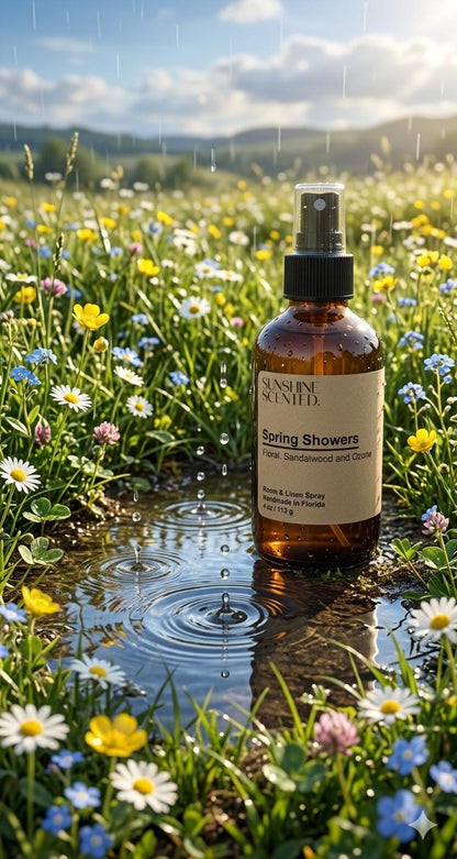Spring Showers Room Spray. Floral Sandalwood and Ozone