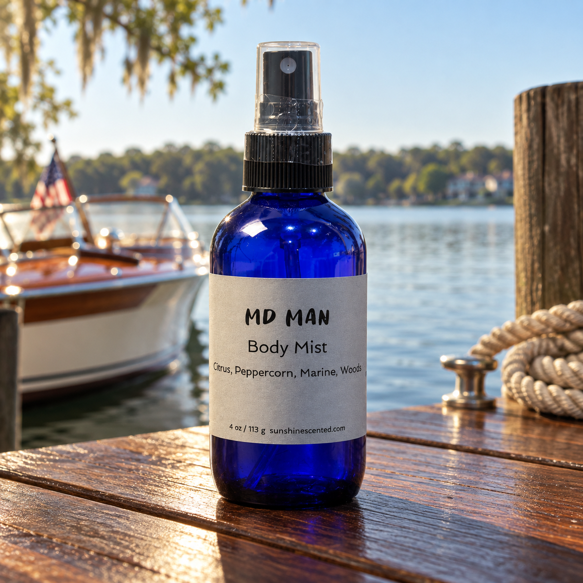 MD Man Citrus & Woods Body Mist – 4 oz